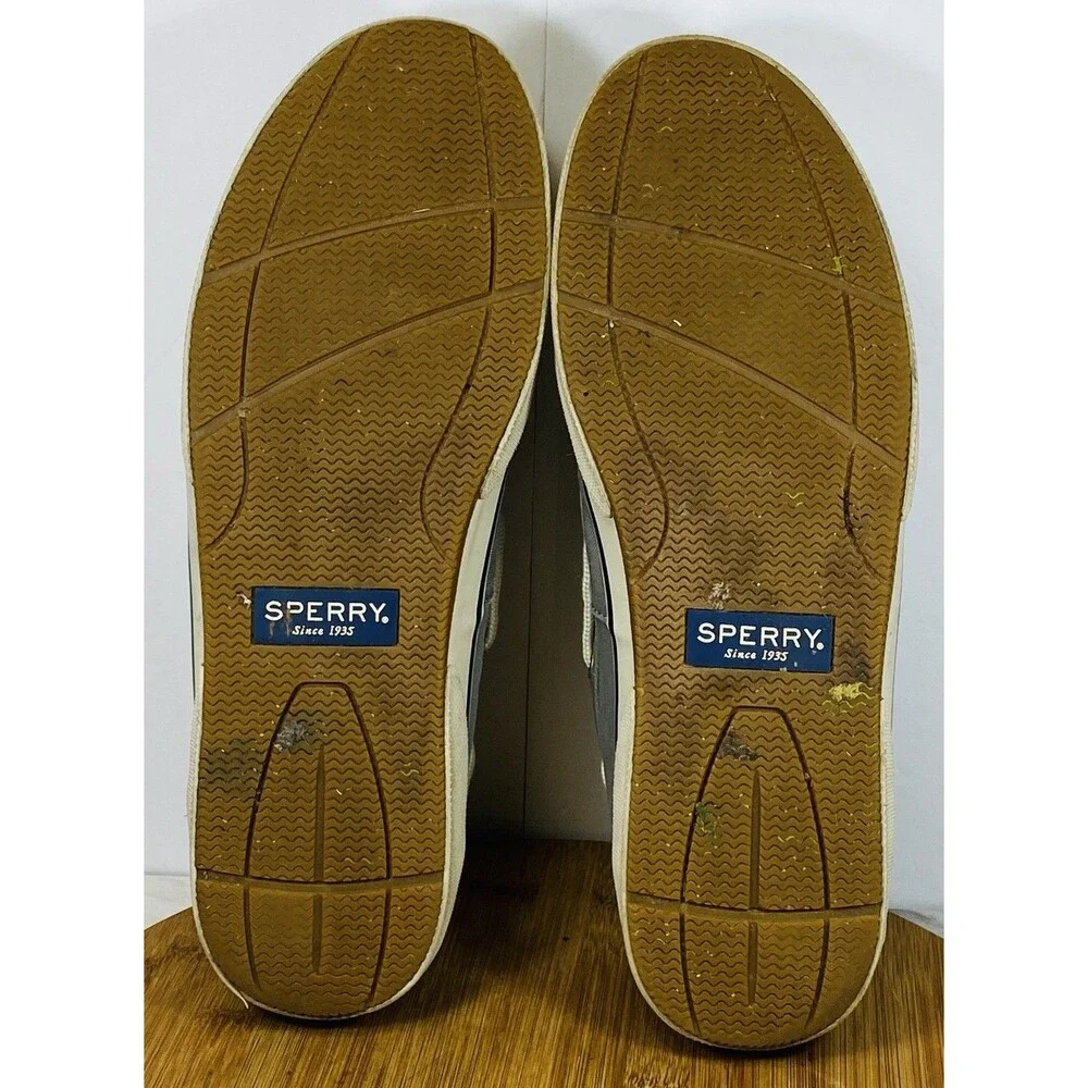 Sperry Halyard 2 Mens Size 12 0772830 Grey Casual Boat Shoes